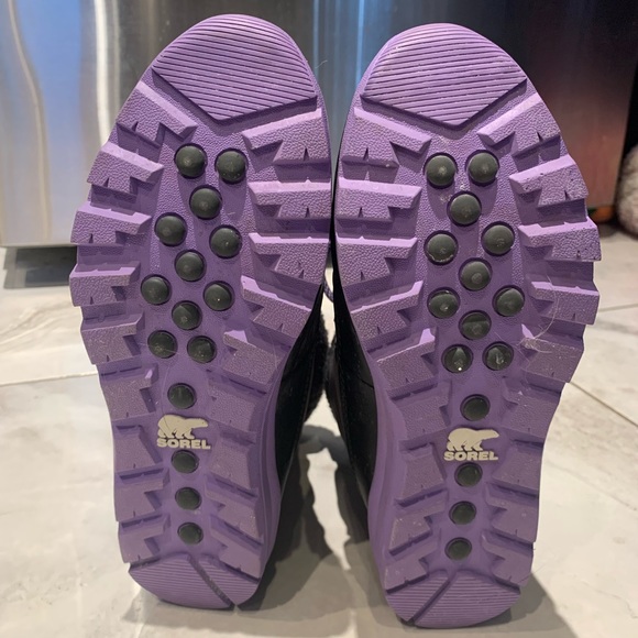 Sorel Purple Winter Ankle Boots - Picture 4 of 6